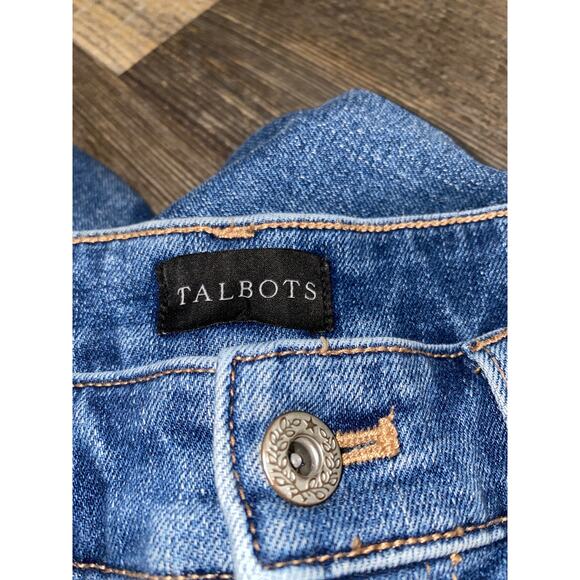 Talbots Wide Leg Crop Jean Size 4 - Picture 6 of 10